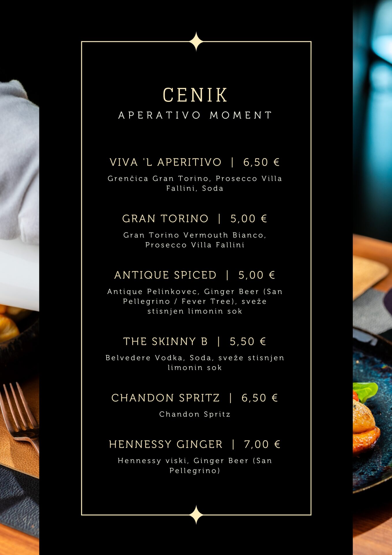 Cenik - Aperitivo Moment