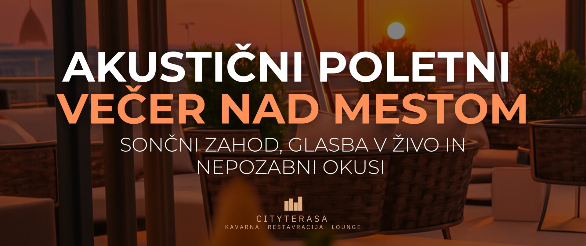 Akustični poletni večer nad mestom
